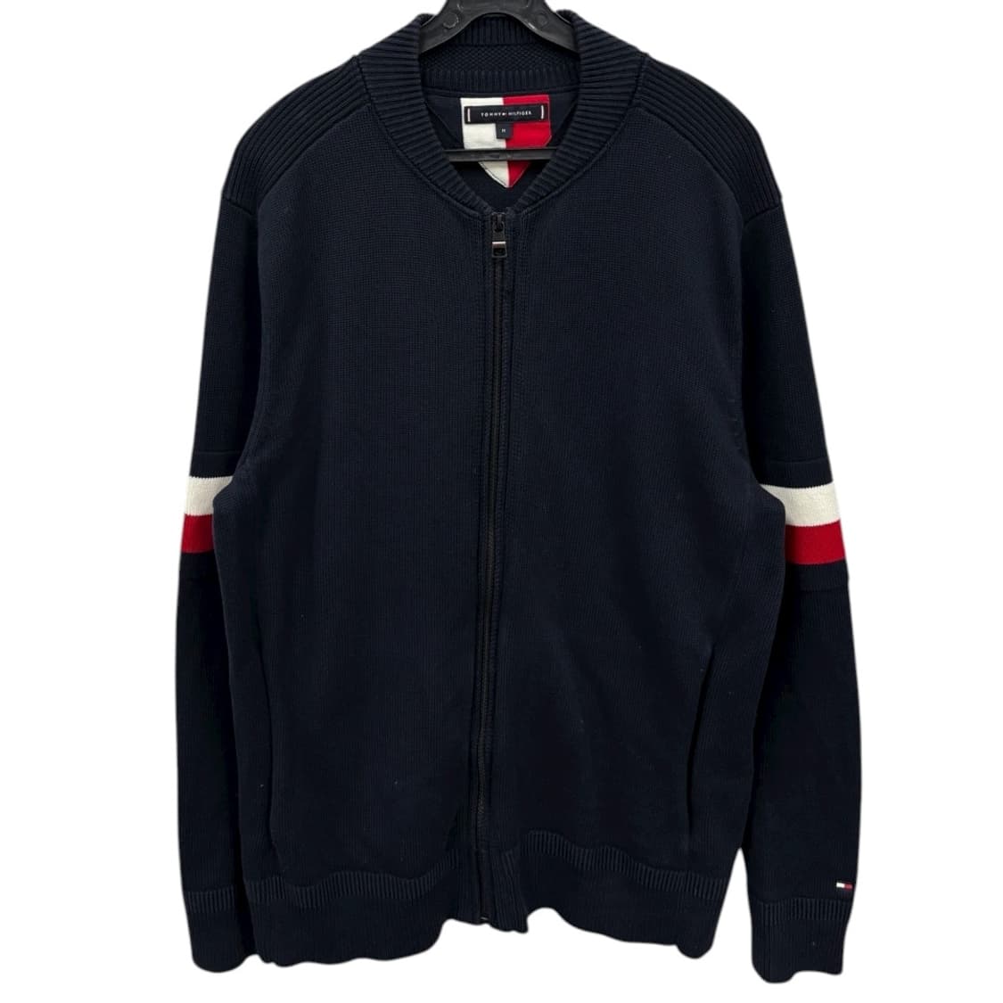 타미힐피거 집업 울 니트 상품이미지1