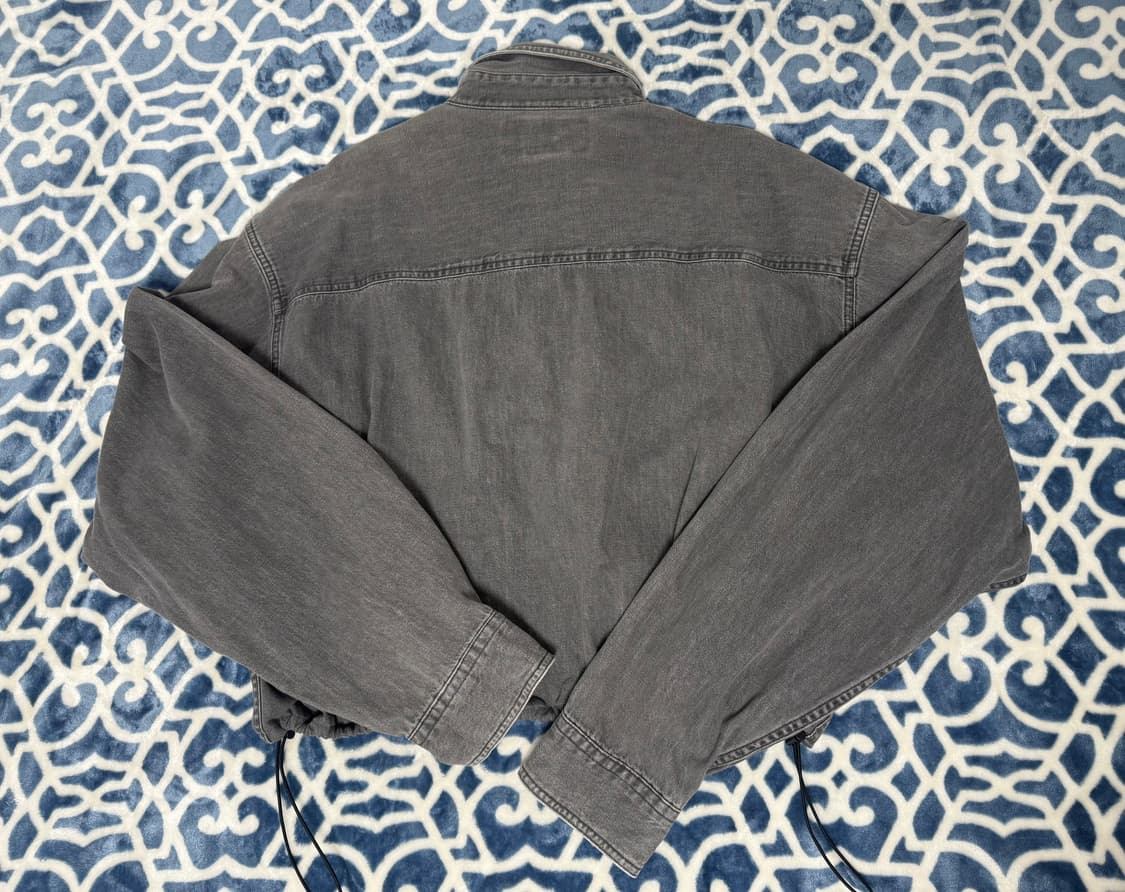 빈티지) 커스텀 크롭 할리 데이비슨 데님 셔츠 남방 유이브 상품이미지2