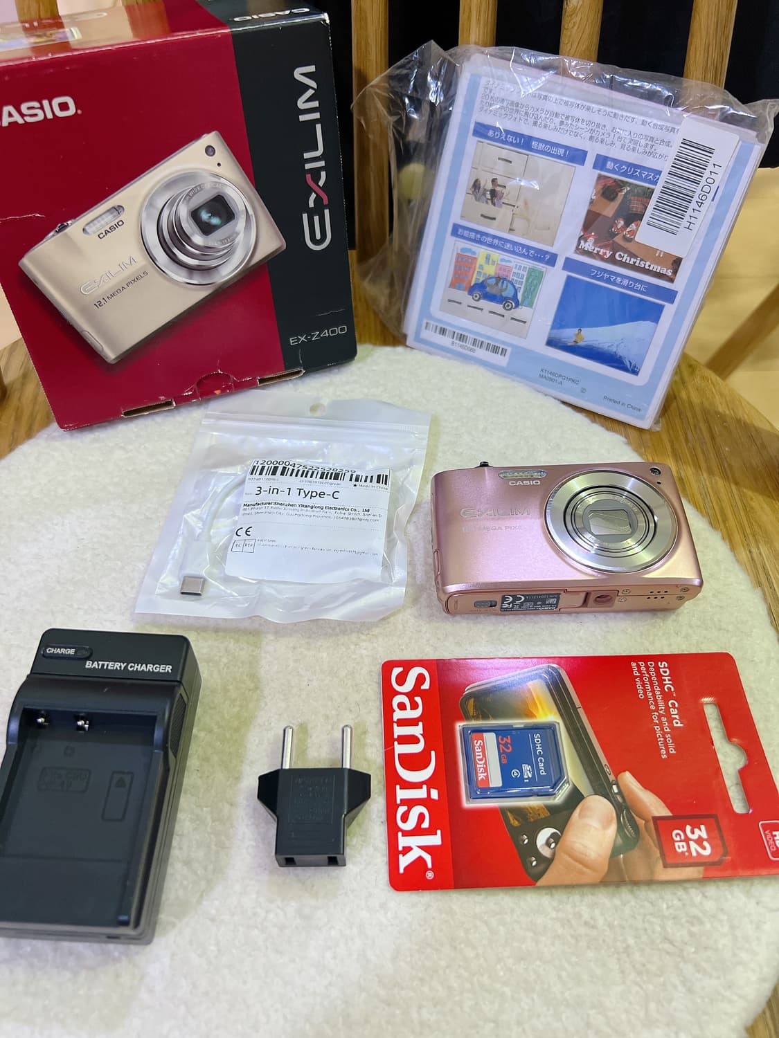 카시오 엑슬림 z400 핑크 casio exilim z400 상품이미지1