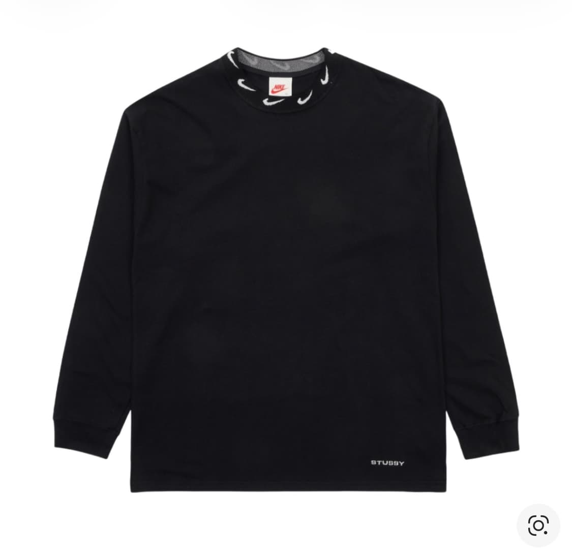 [M] 나이키 X 스투시 롱슬리브 블랙 상품이미지1