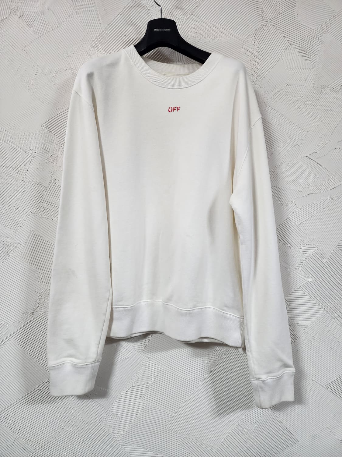 정품 국내매장판 오프화이트 20fw 스텐실 애로우 스웻셔츠 상품이미지1