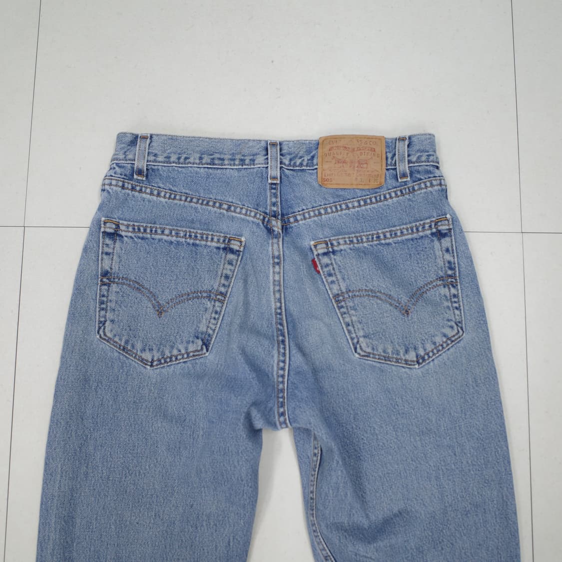 90s 리바이스 505 블랭크탭 데님 W32 L30 USA제조  상품이미지8