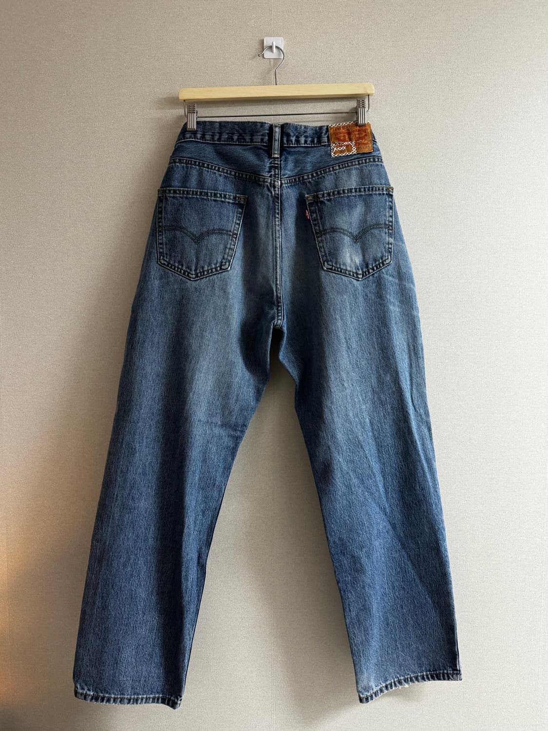 LEVIS 리바이스 워싱 데님 진 34 550 상품이미지3