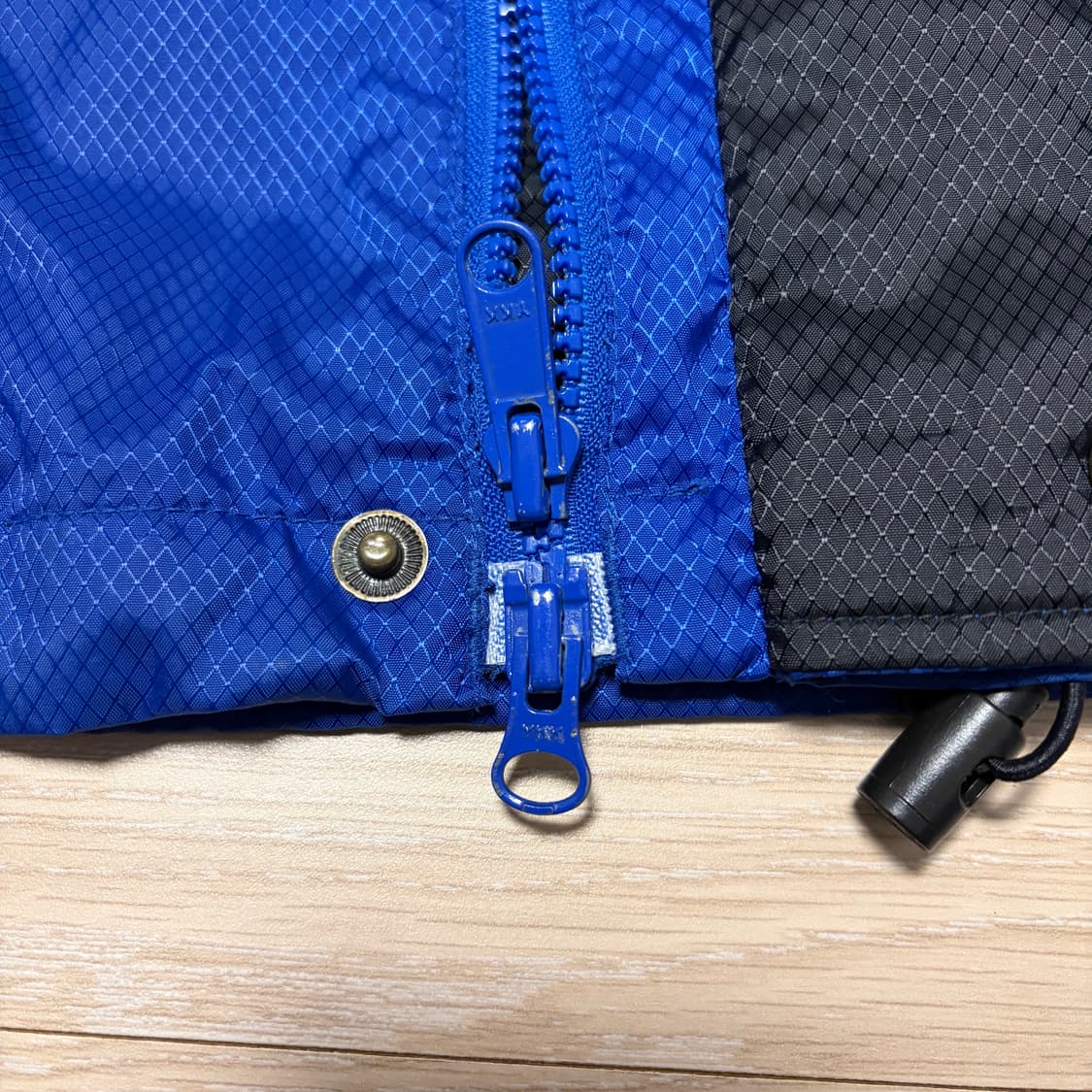 일본판)컬럼비아 90s 올드스쿨 딥블루 투웨이 바람막이 자켓 상품이미지5