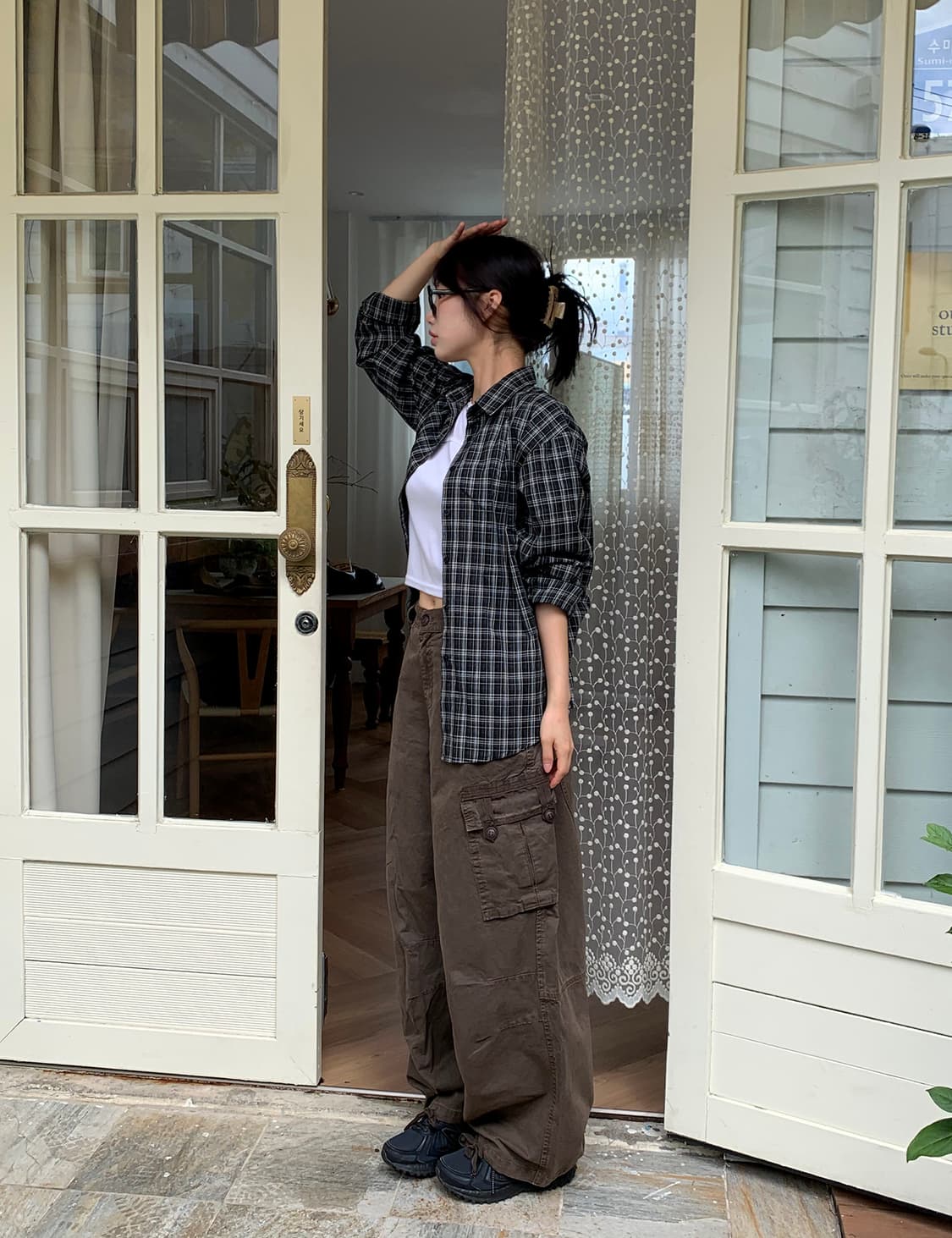 릿킴 브라운 카고 팬츠 상품이미지1