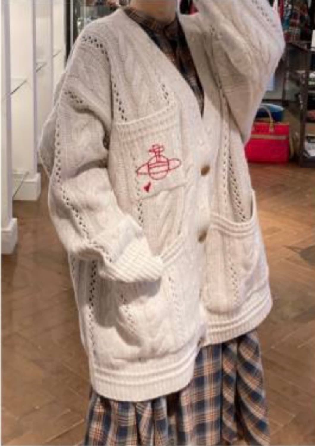 비비안웨스트우드 레드라벨 일본판 울 가디건 남여공용 상품이미지10