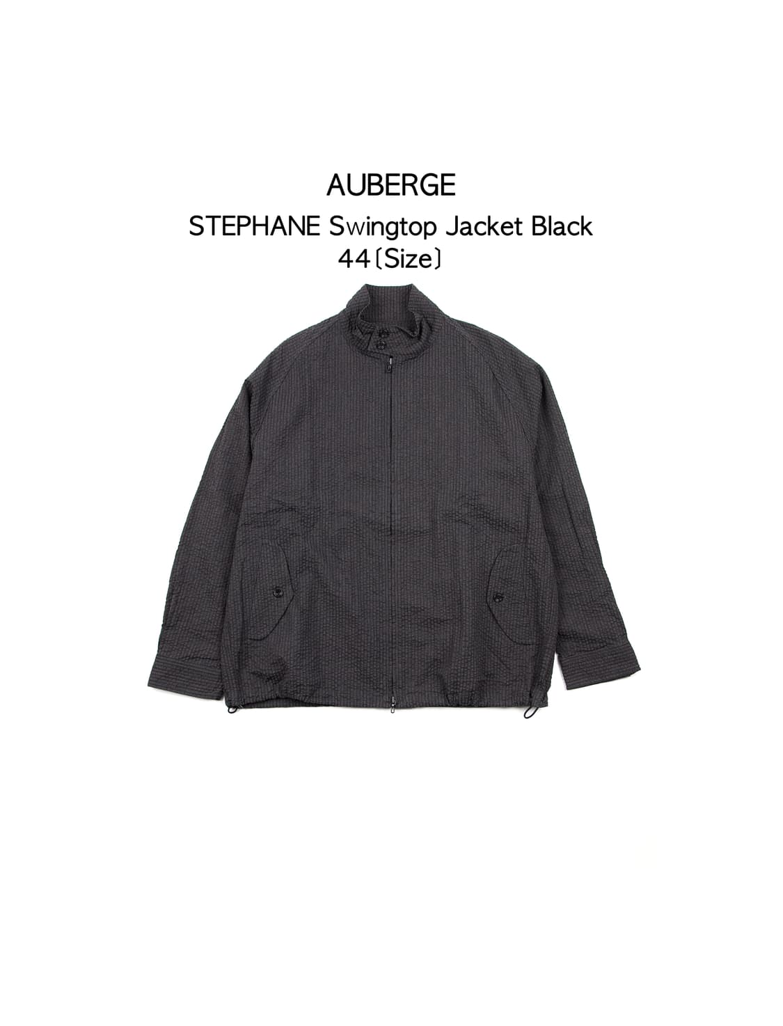 Auberge STEPHANE 스윙탑 자켓 블랙 상품이미지1