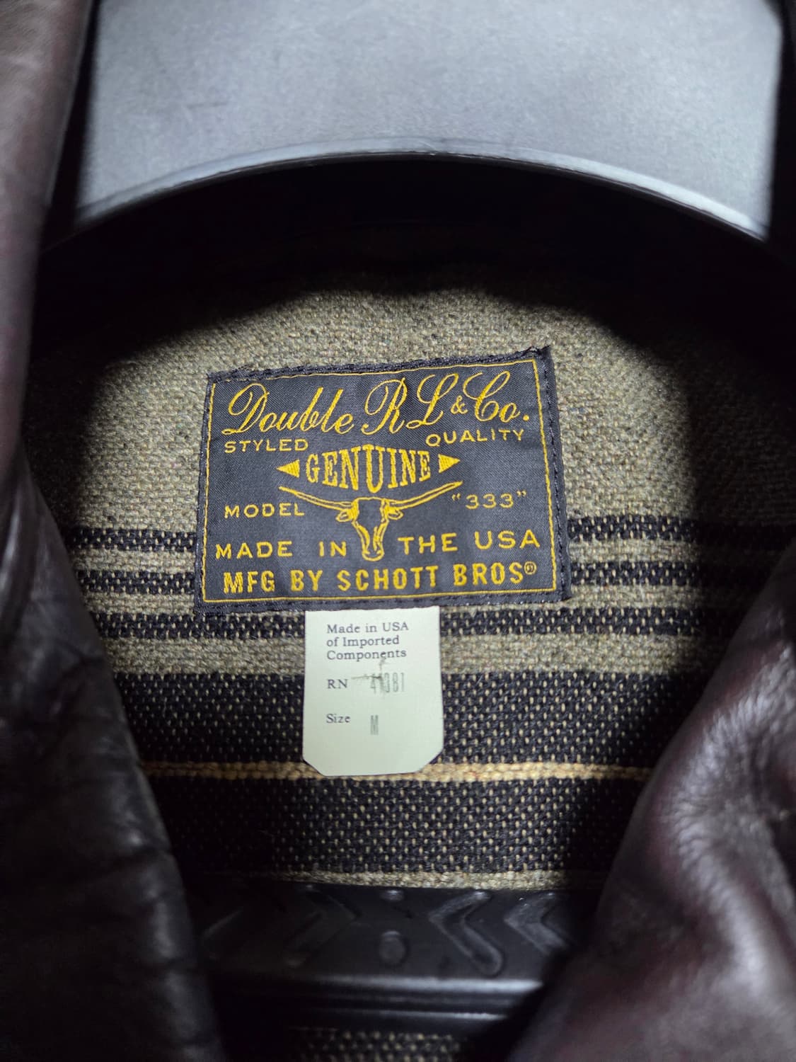 더블알엘 x 쇼트 카우하이드 자켓 (한정판) 상품이미지4