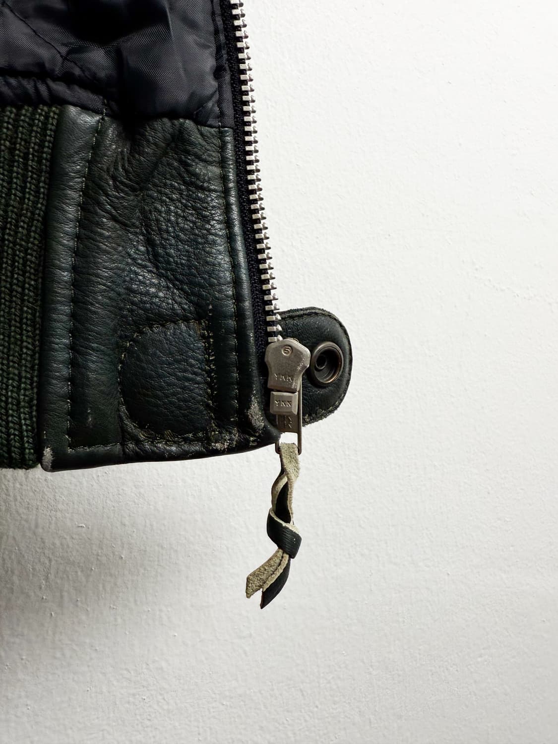 Vintage WORK LEAF Genuine Leather Vest 상품이미지7