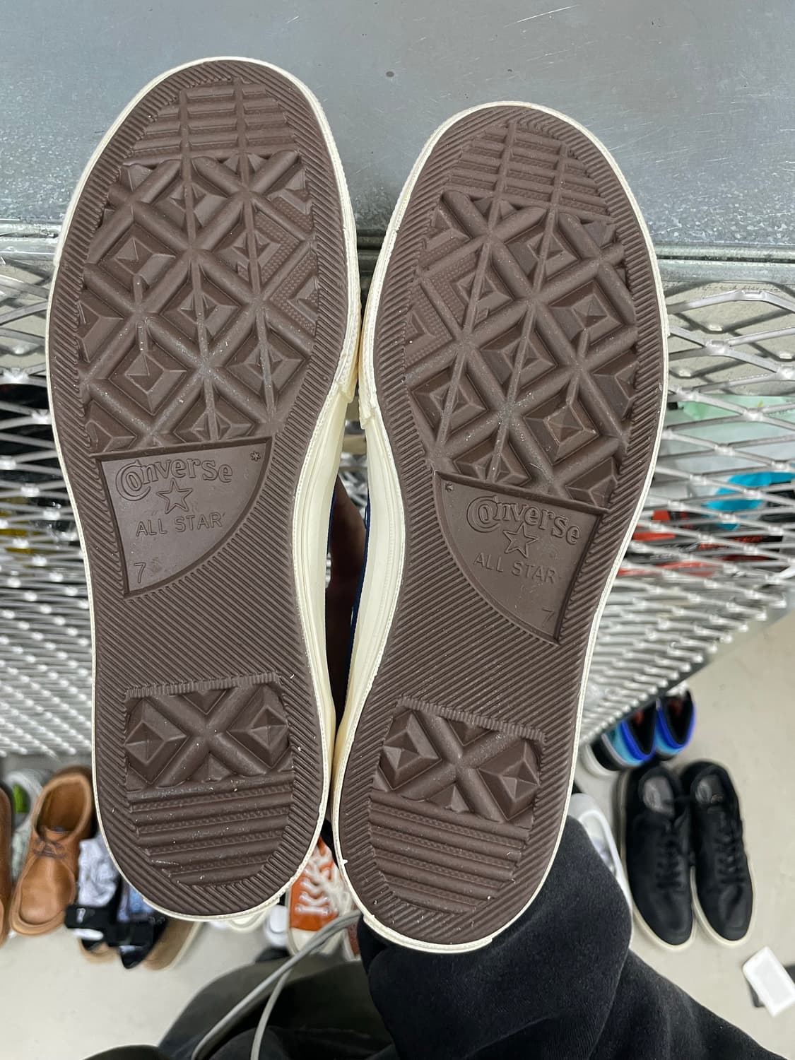 컨버스 x 꼼데 블루 로우 255mm(박스x)(gr-4617) 상품이미지6