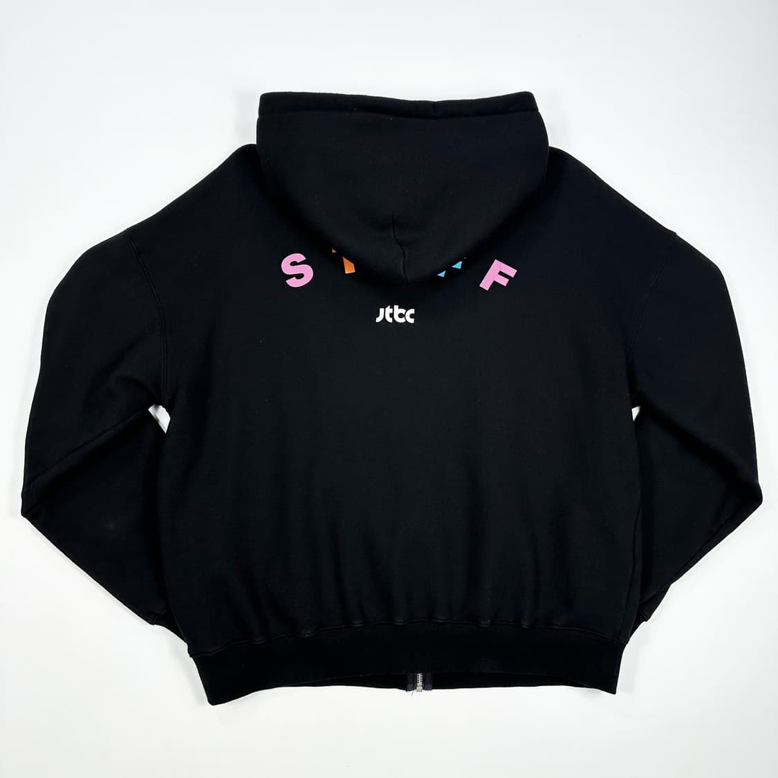 아이앱스튜디오 x JTBC 박시핏 헤비코튼 후드집업 블랙 L 상품이미지3