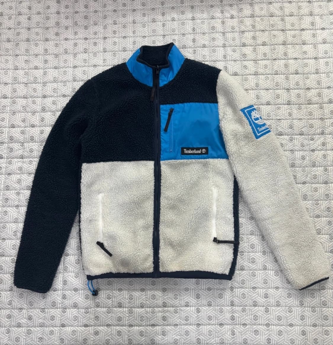팀버랜드 컬러블럭 쉐르파 후리스 플리스 자켓 55 상품이미지2