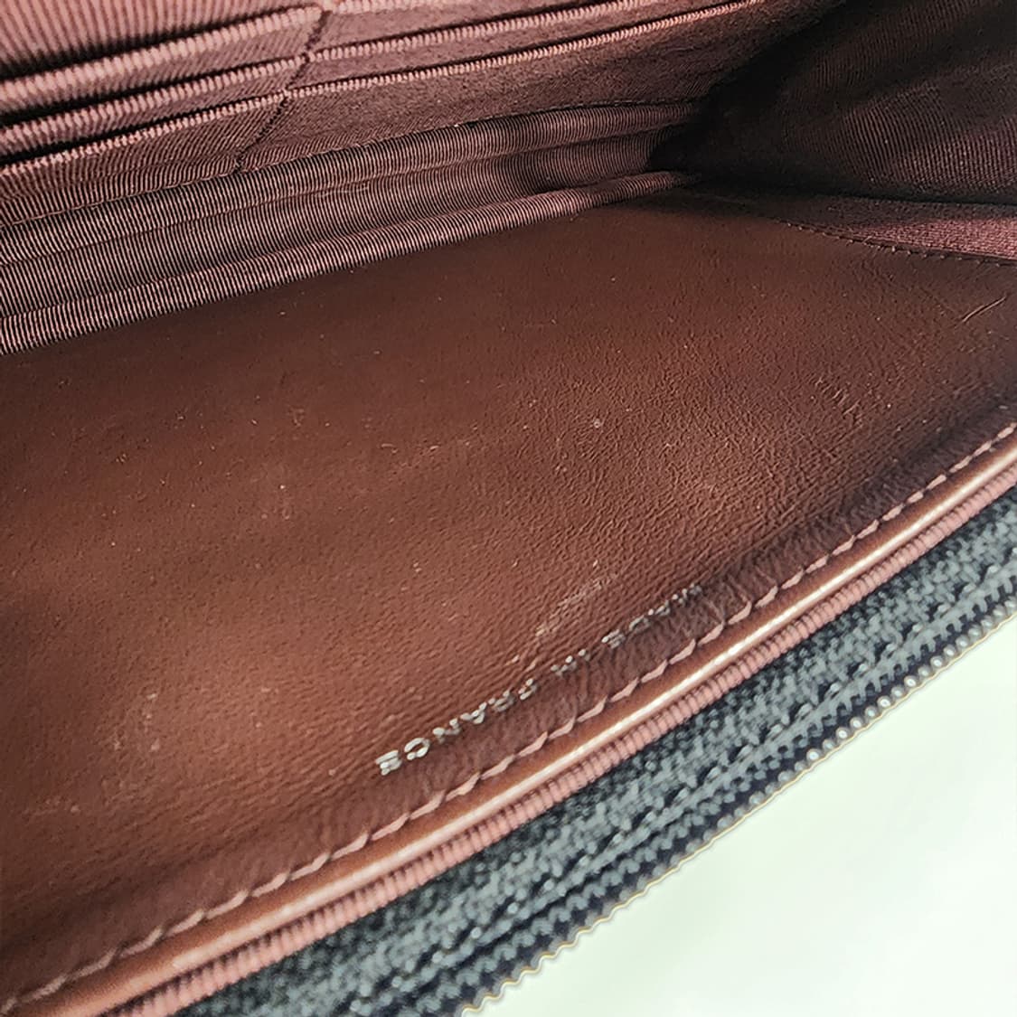 샤넬 WOC 캐비어 클래식 은장 블랙 #25 상품이미지9