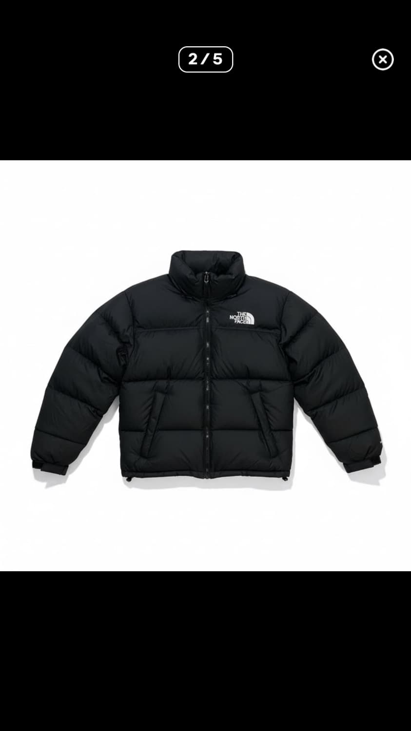 노스페이스 센터로고 눕시 700 데님 해외판 상품이미지2