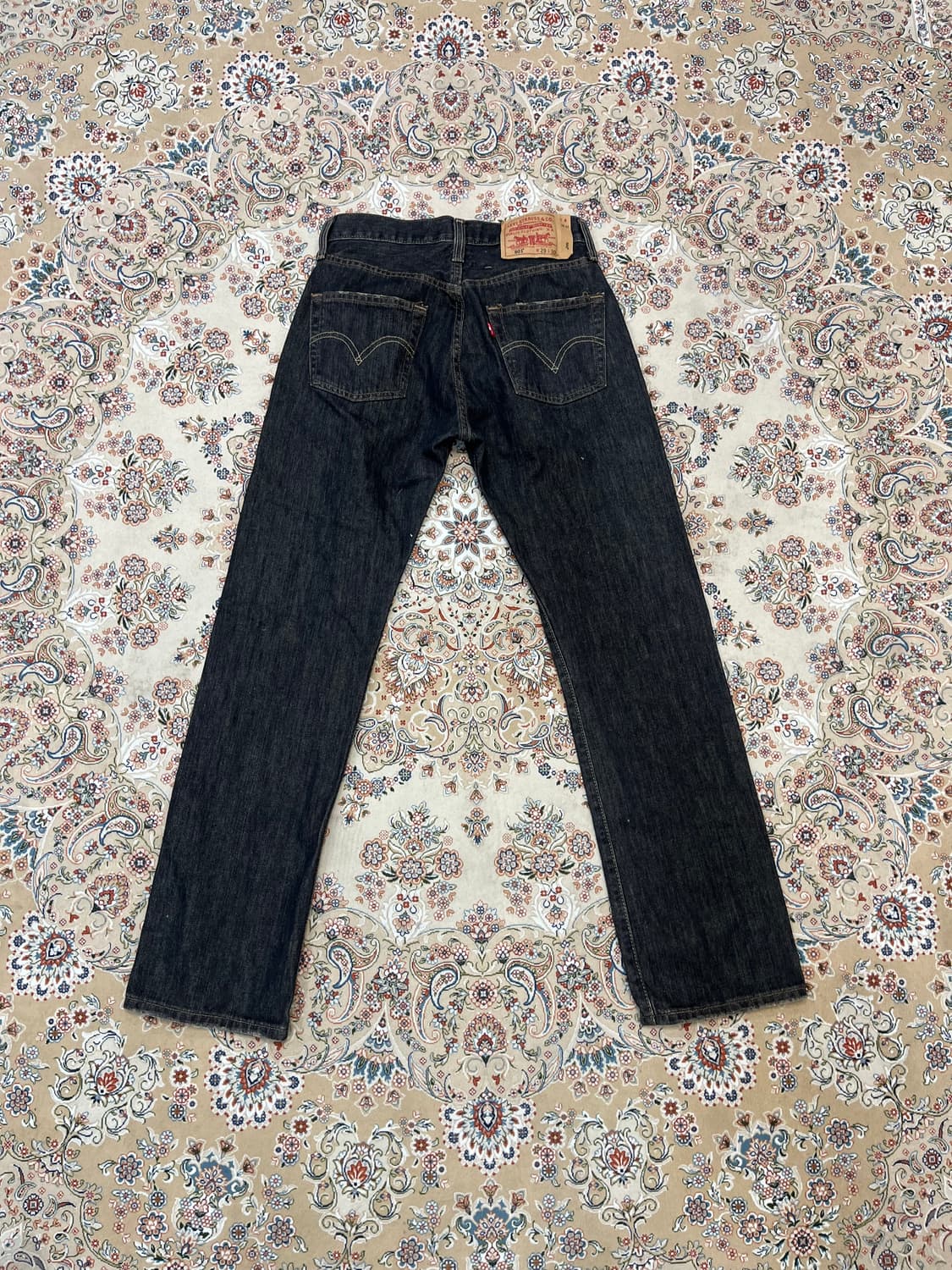 리바이스 501 흑청 데님팬츠 바지 상품이미지1