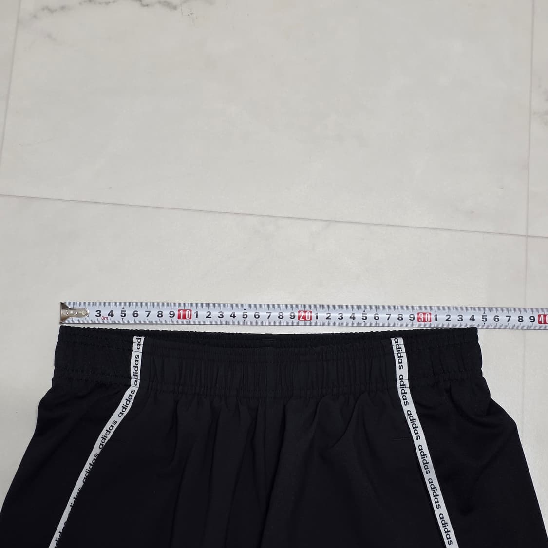 M) 아디다스 파이핑 라인 우븐 쇼츠 반바지 검흰 상품이미지5