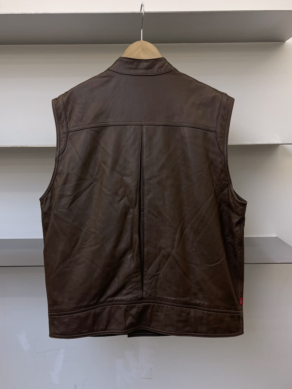 리바이스 램 레더 바이커 집업 베스트 상품이미지5