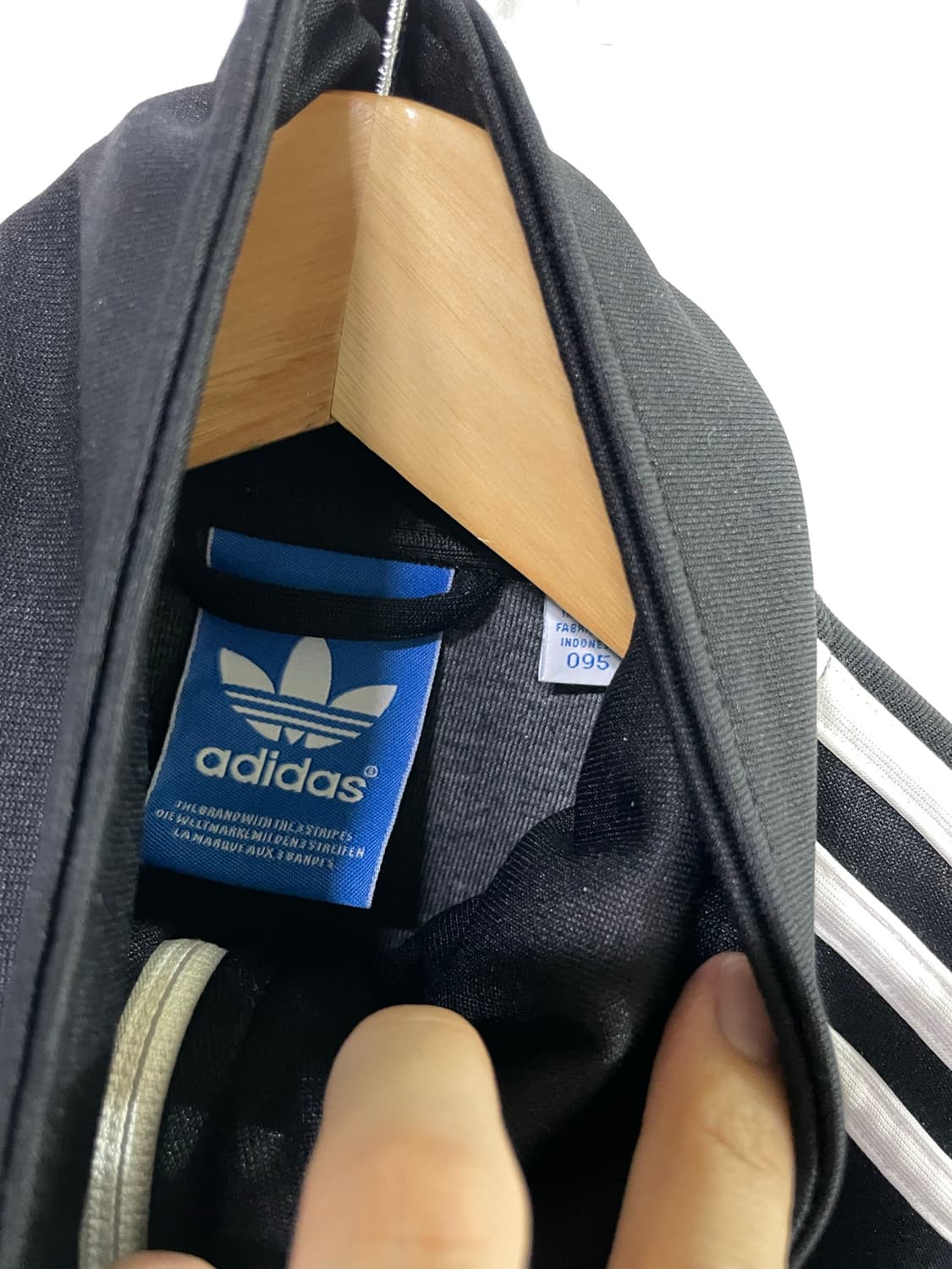 아디다스 유로파 파이어버드 트랙탑 져지 자켓 블랙 상품이미지5