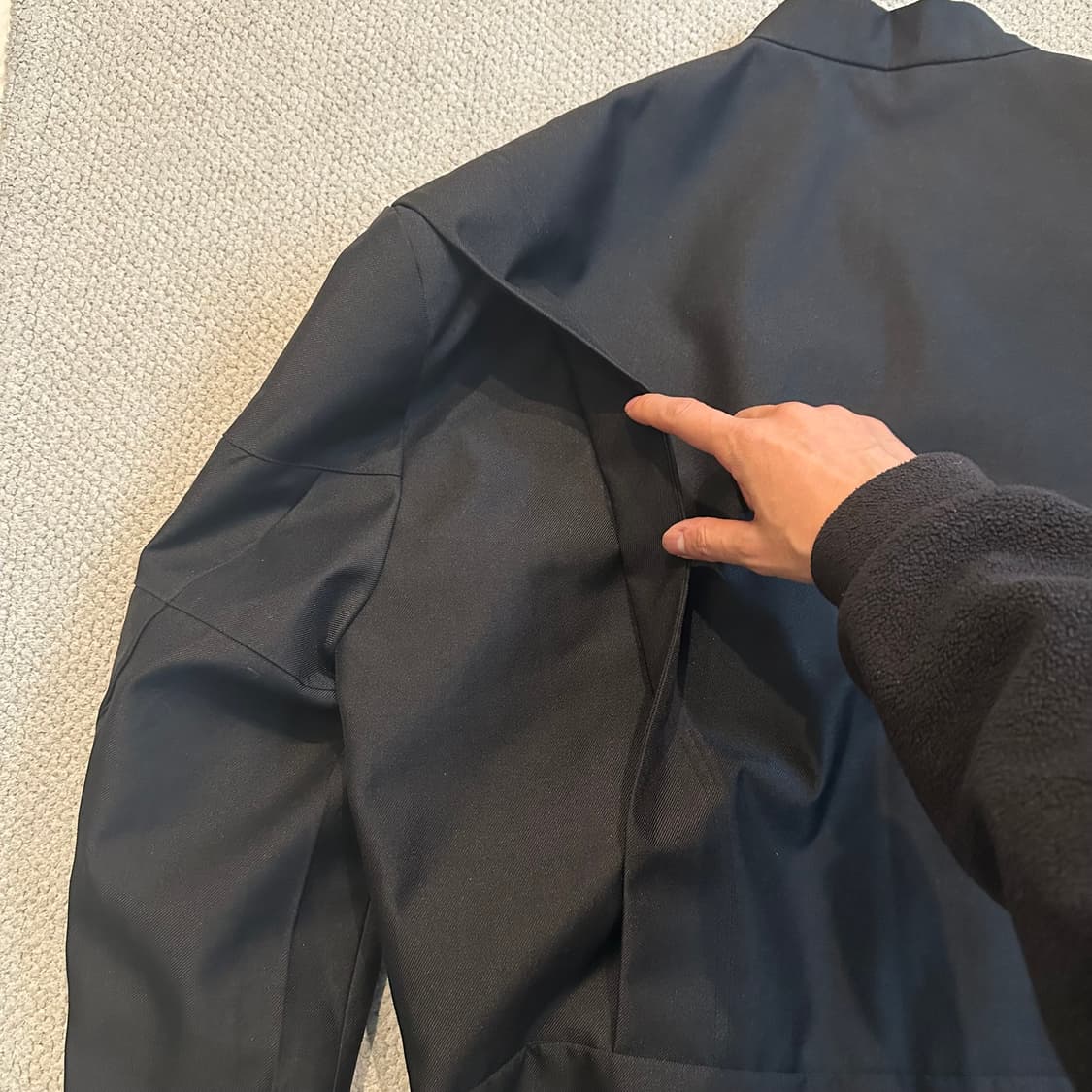 논노드 nonnod 크롭 라이더 자켓 상품이미지10