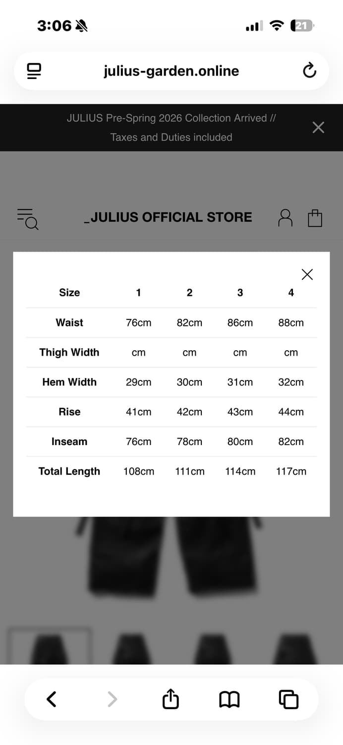 [2] JULIUS GAS MASK PANTS   상품이미지2