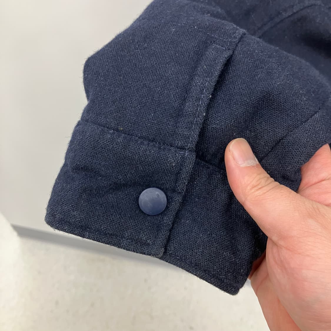 파타고니아 리사이클 네이비 울 봄버 자켓 상품이미지4