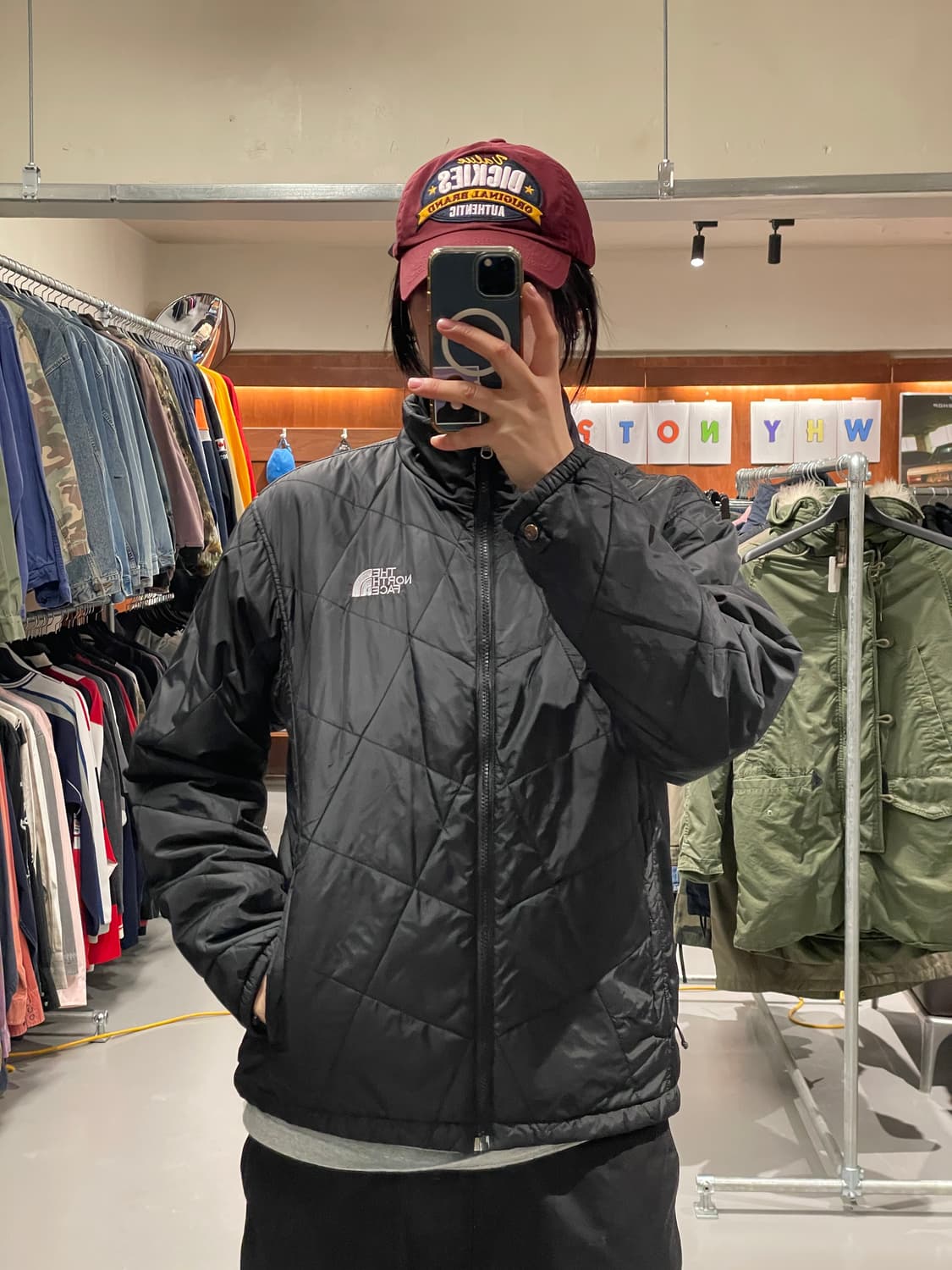 노스페이스 누빔 경량 점퍼 상품이미지2