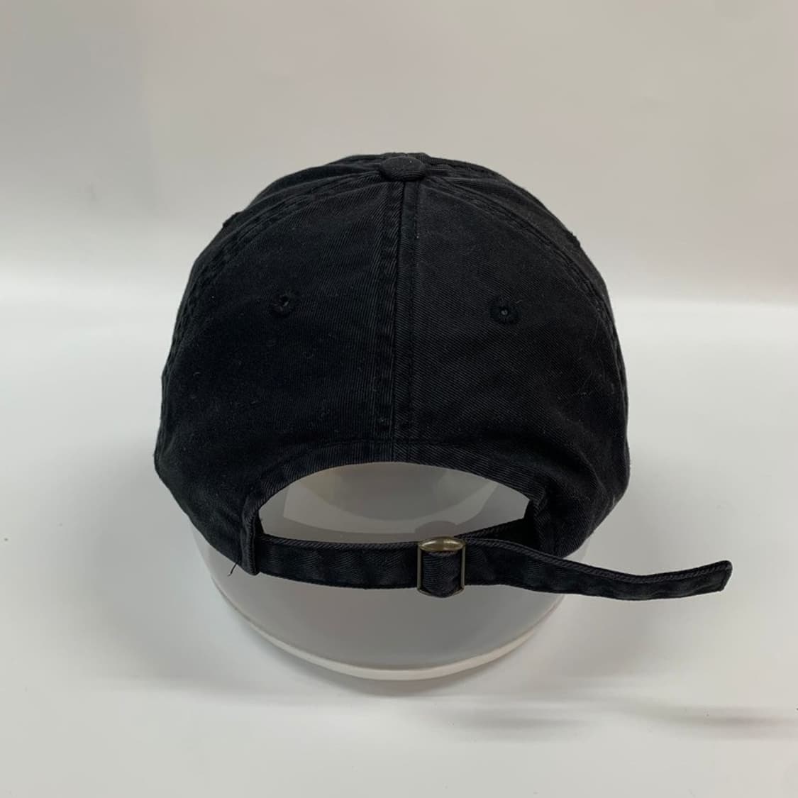 LEE 스몰 로고 코튼 커브 볼캡 블랙 상품이미지2