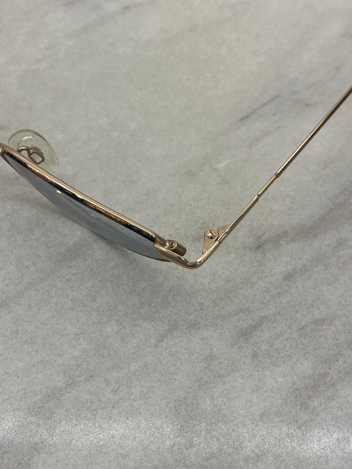 로덴스톡 RODENSTOCK 엔틱 레오파드 골드 캣아이쉐입 메탈테 안경 상품이미지2