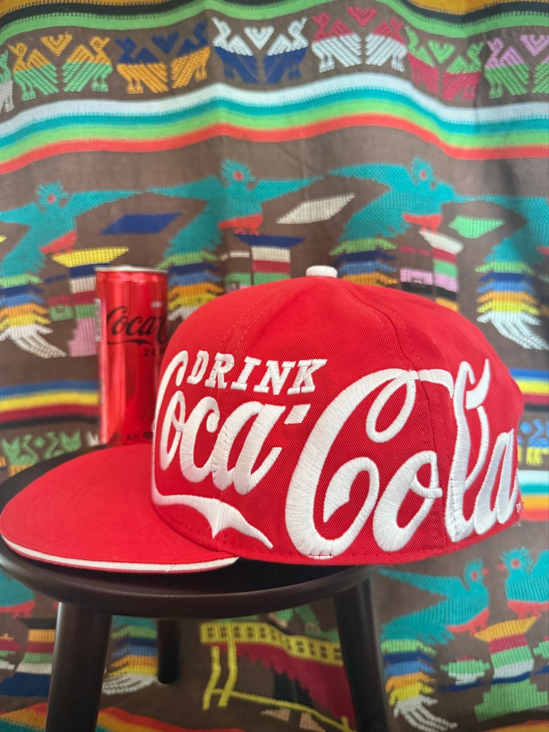 Red Coca Cola Embroidered Snapback 상품이미지5