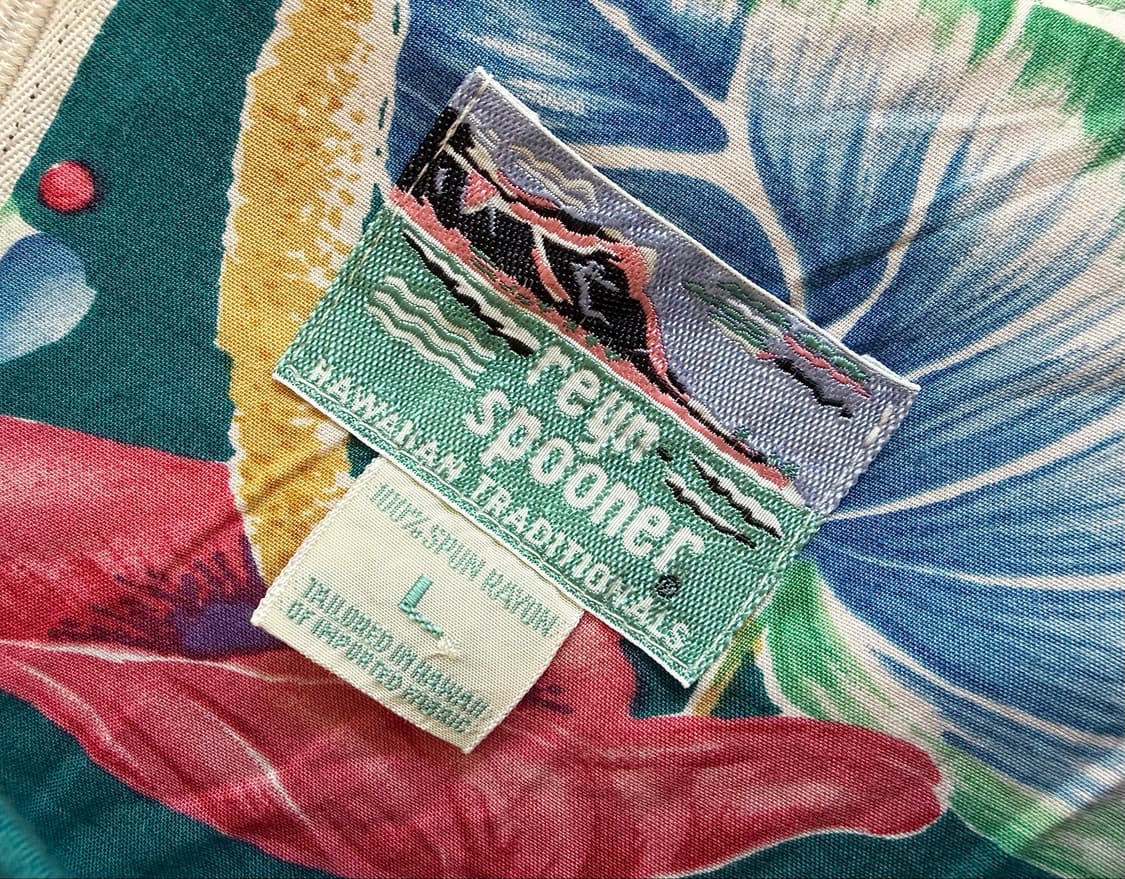 80s Reyn Spooner 하와이안 원피스 made in Hawaii 상품이미지6