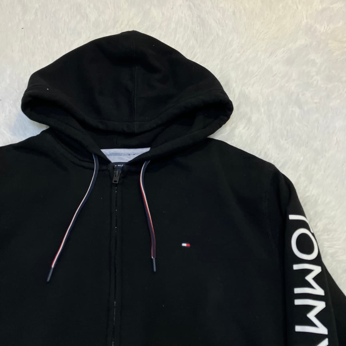 빈티지 타미힐피거 암 레터링 후드 집업 841 y2k 스트릿 모리 갸루  상품이미지5