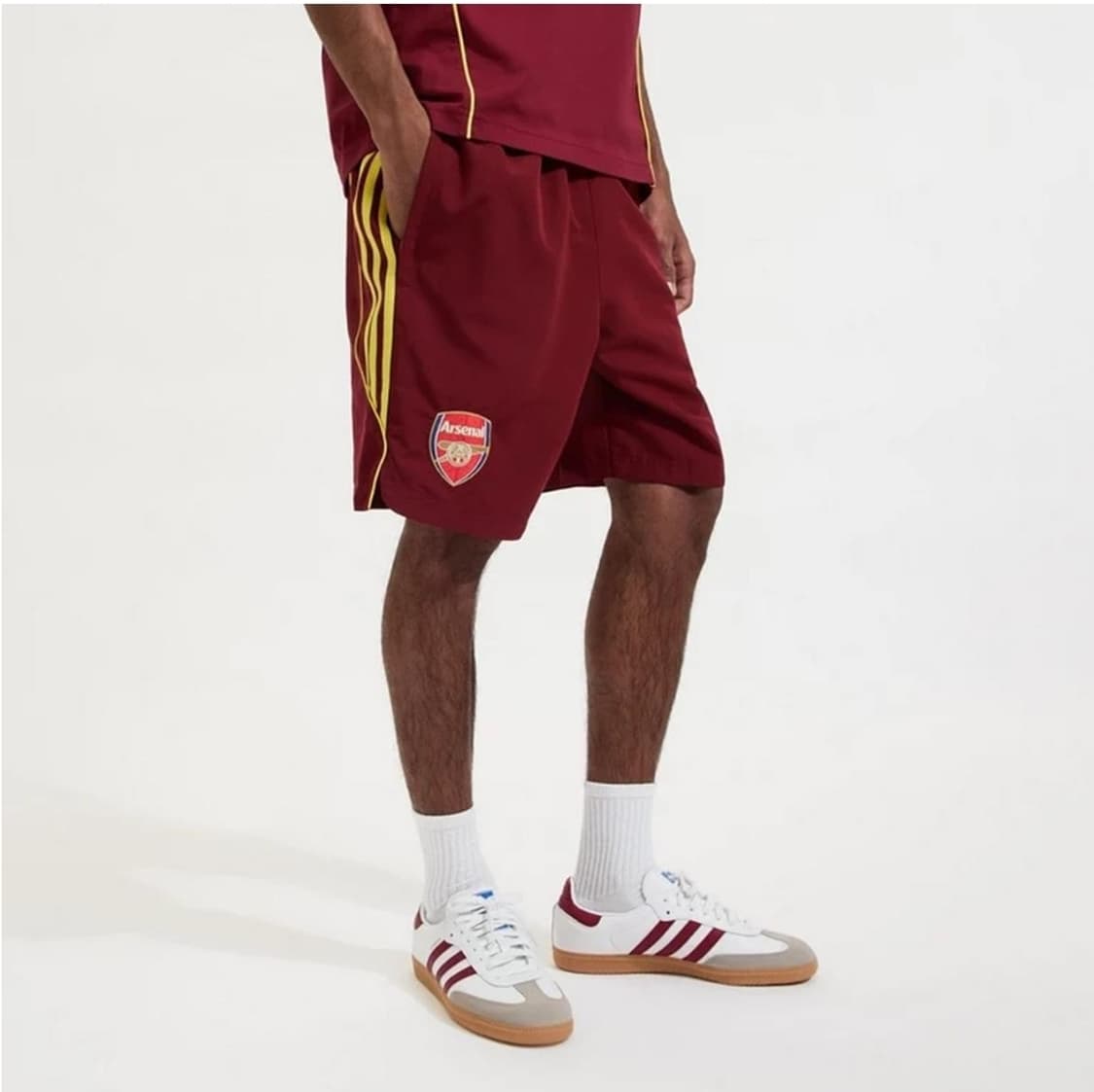 아스날 아디다스 UBP 트랙 숏팬츠 상품이미지2