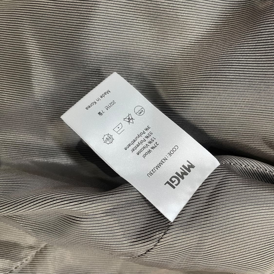 MMGL 미니멀 블루종 워크자켓 아이보리 상품이미지5