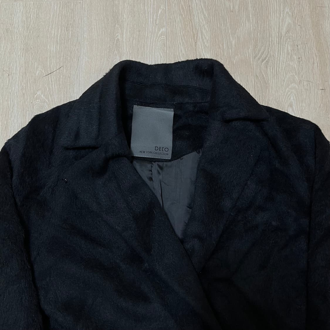데코 여성 롱 코트 블랙 M/91-100-160 상품이미지2