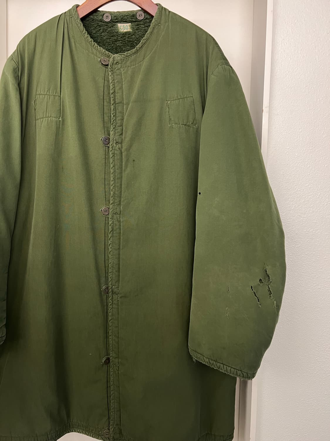70s SWEDISH ARMY M59 PARKA 스웨덴밀리터리야상자켓 상품이미지9