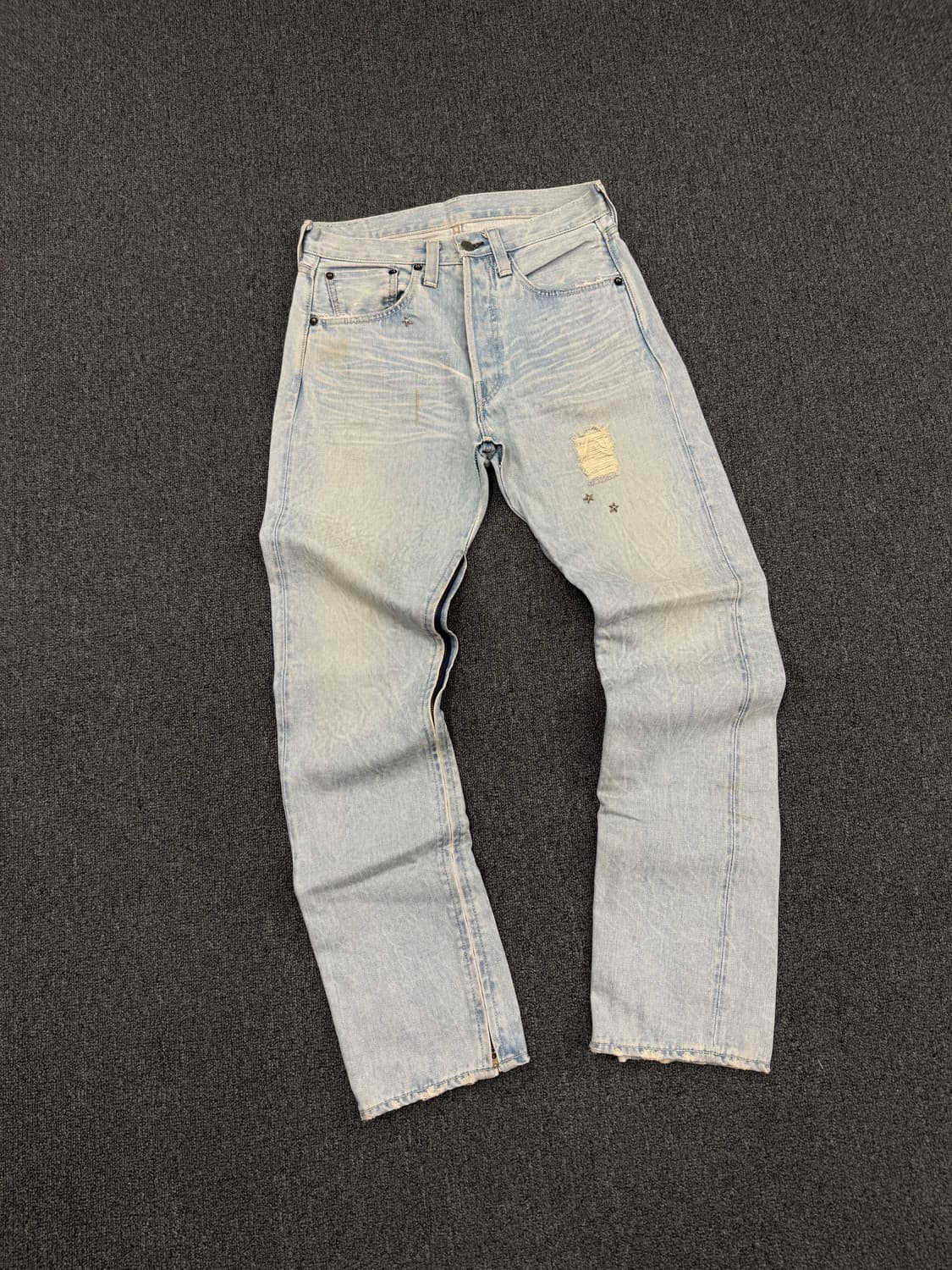 32)00’리바이스 빈티지 47051 일본판 커스텀 데님팬츠 상품이미지1