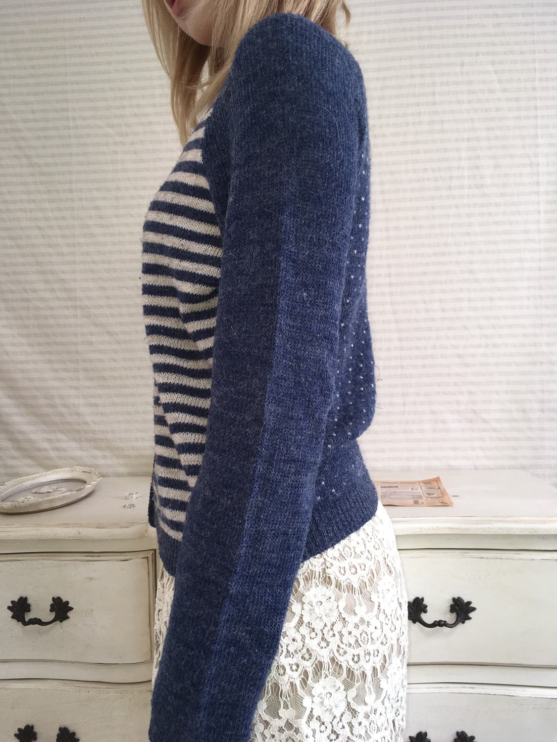 jpn vintage blue nordic stripe cd 상품이미지6