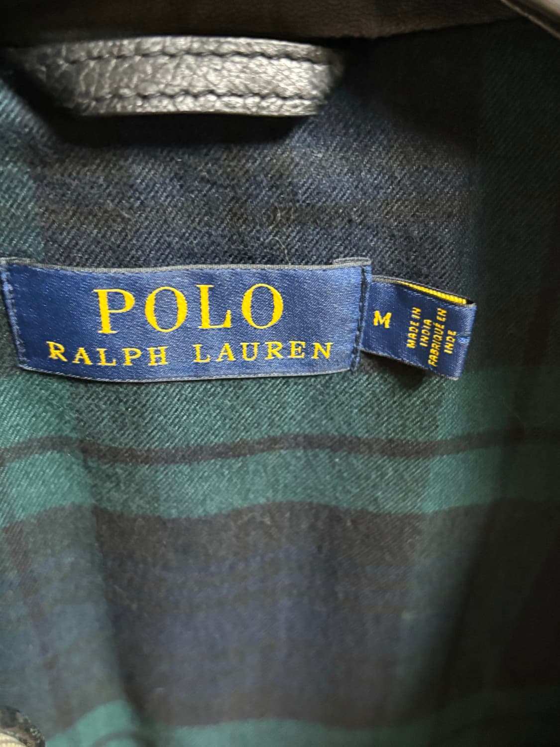 폴로 가죽자켓 상품이미지5