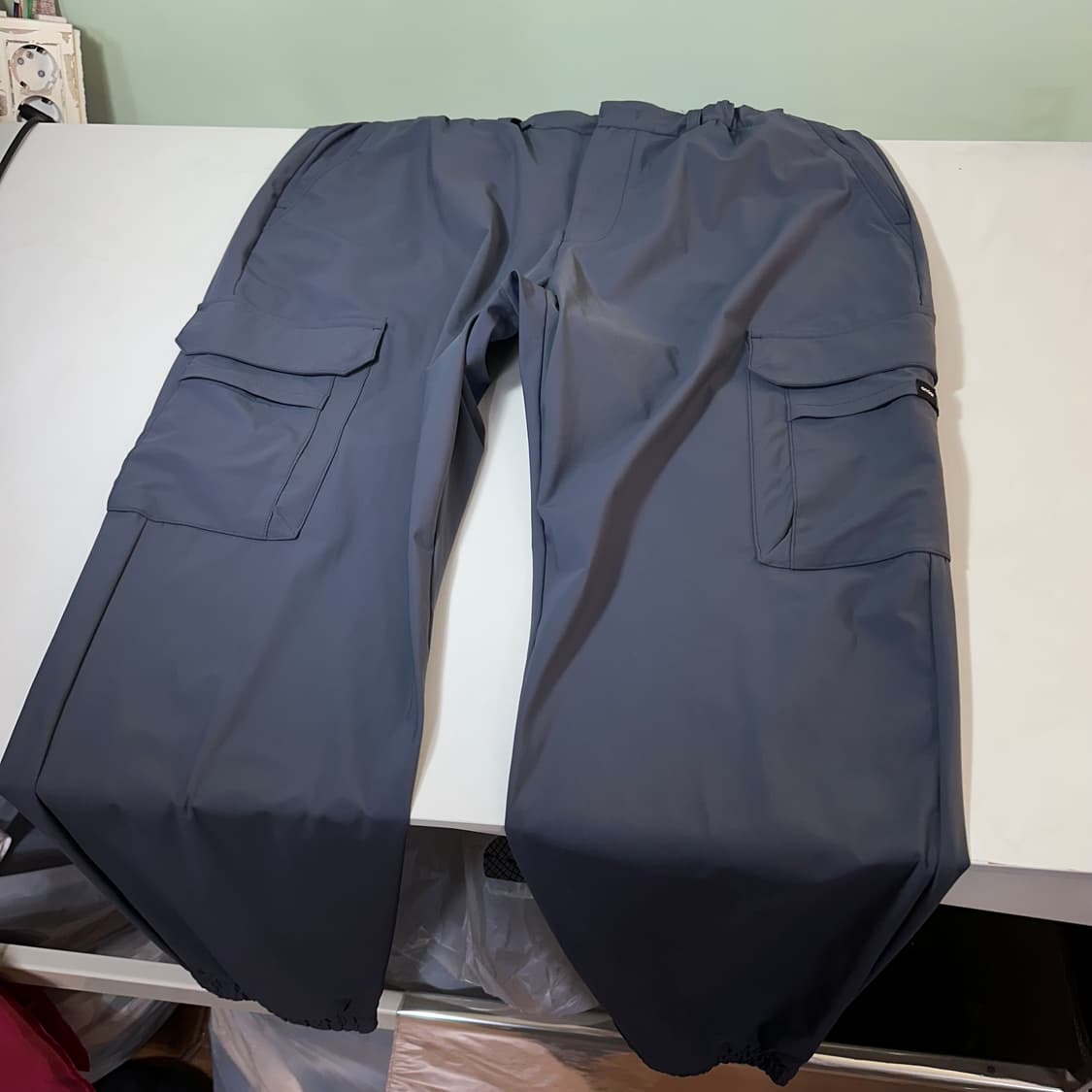2XL 안다르 진그레이 카고 나일론 조거팬츠 상품이미지3