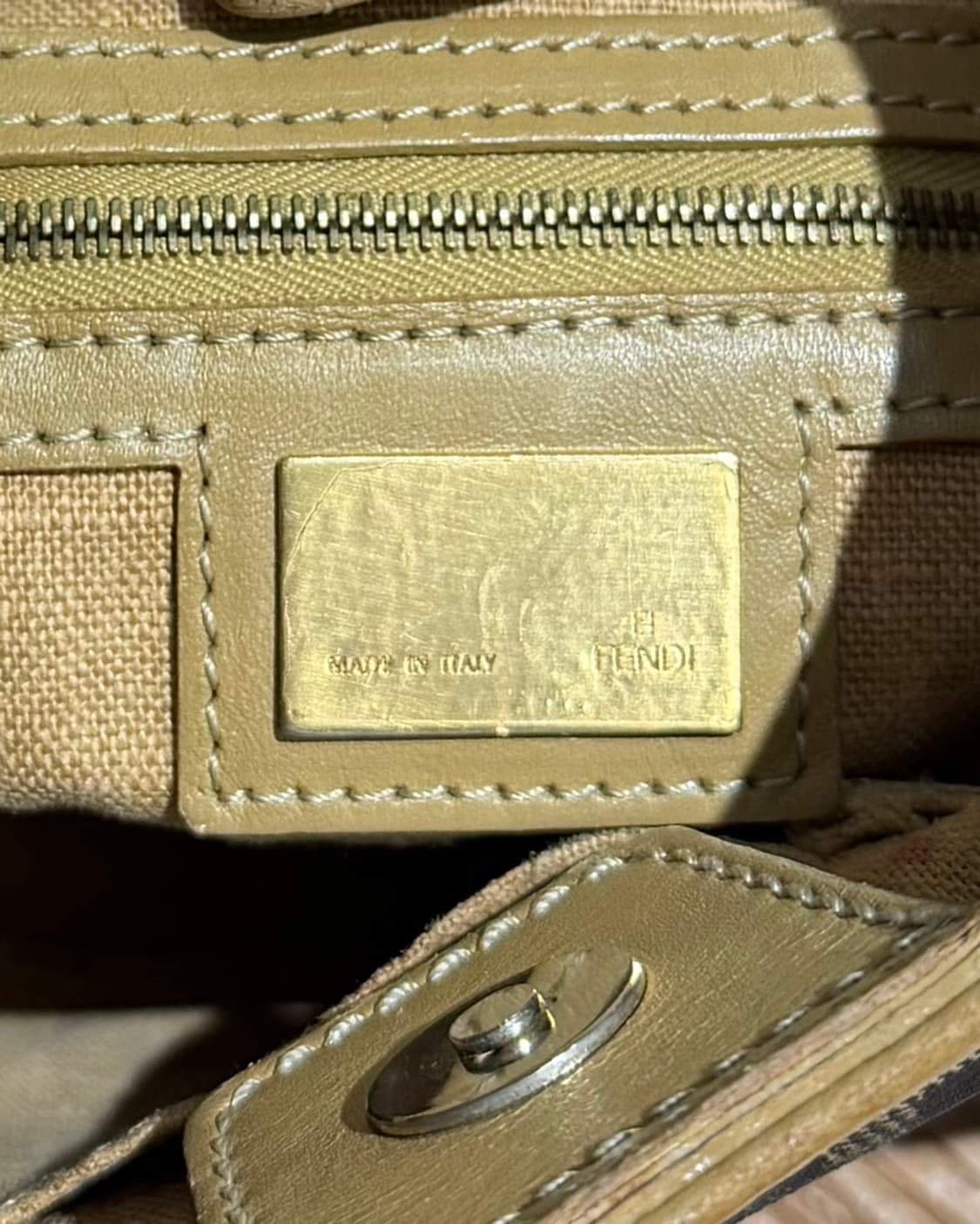 펜디 브라운 주카 캔버스 호보백 상품이미지7