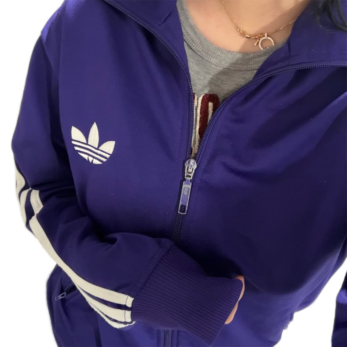 💜아디다스 구 파이어버드 퍼플 트랙탑 져지💜 상품이미지2