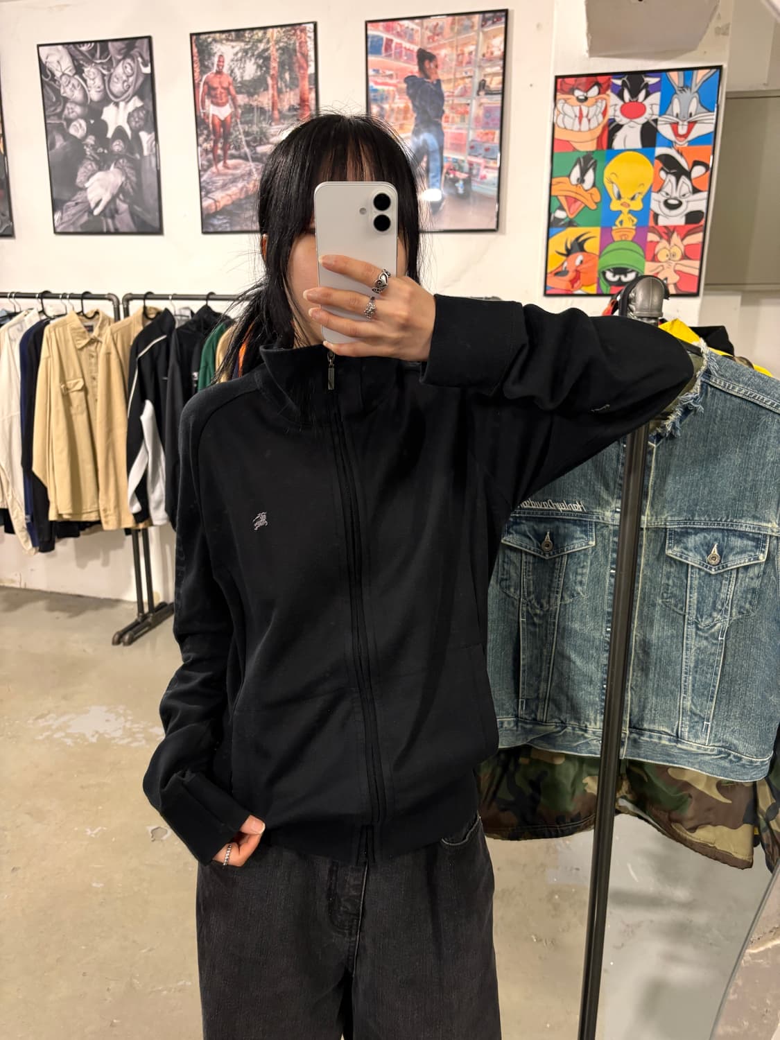 일제 버버리 집업 상품이미지1