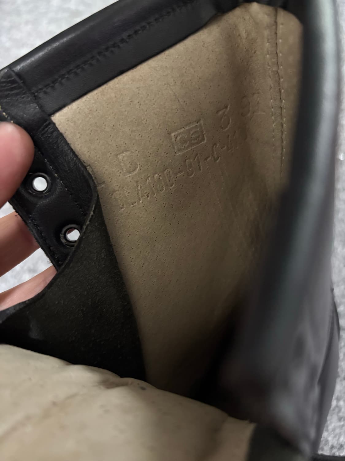 70-80s 굿이어웰트 밀리터리 컴뱃 부츠 11D 280-290 하이탑 상품이미지6