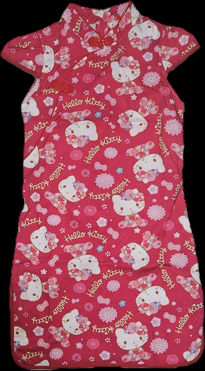 키티 핑크 치파오 상품이미지1