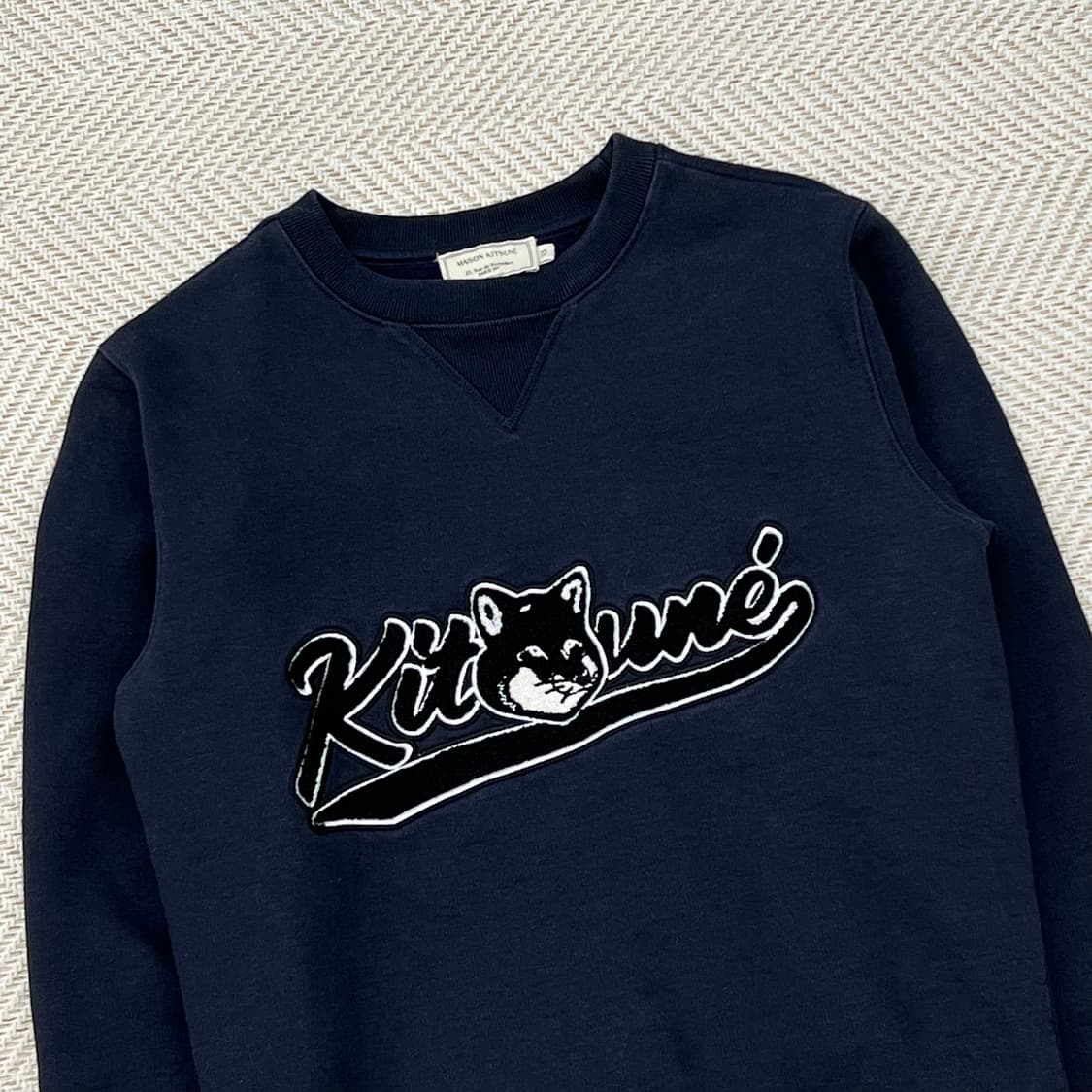 메종키츠네 로고자수 스웻셔츠 r2316 상품이미지3