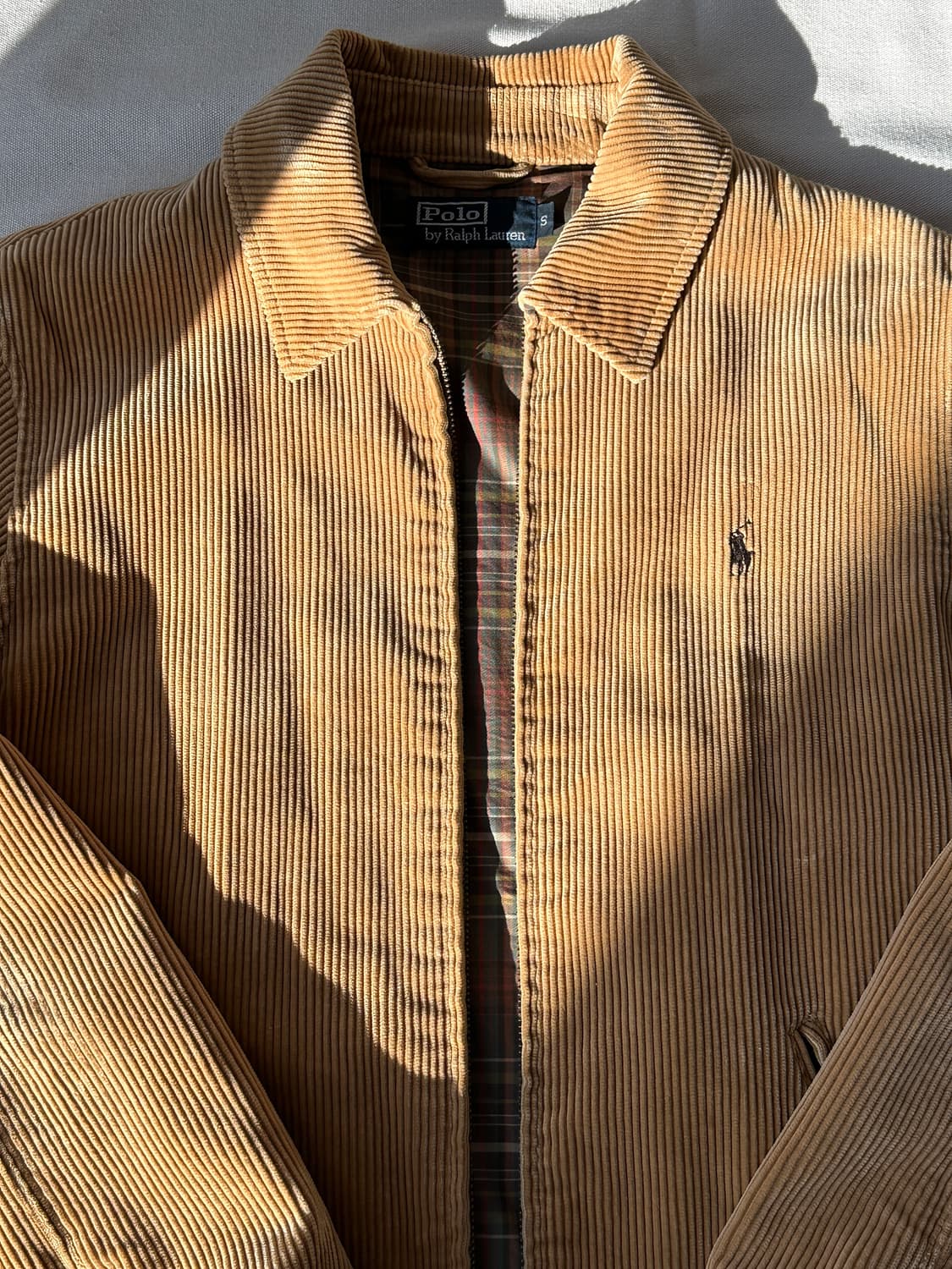 90s 폴로 코듀로이 해링턴 자켓 S 상품이미지2