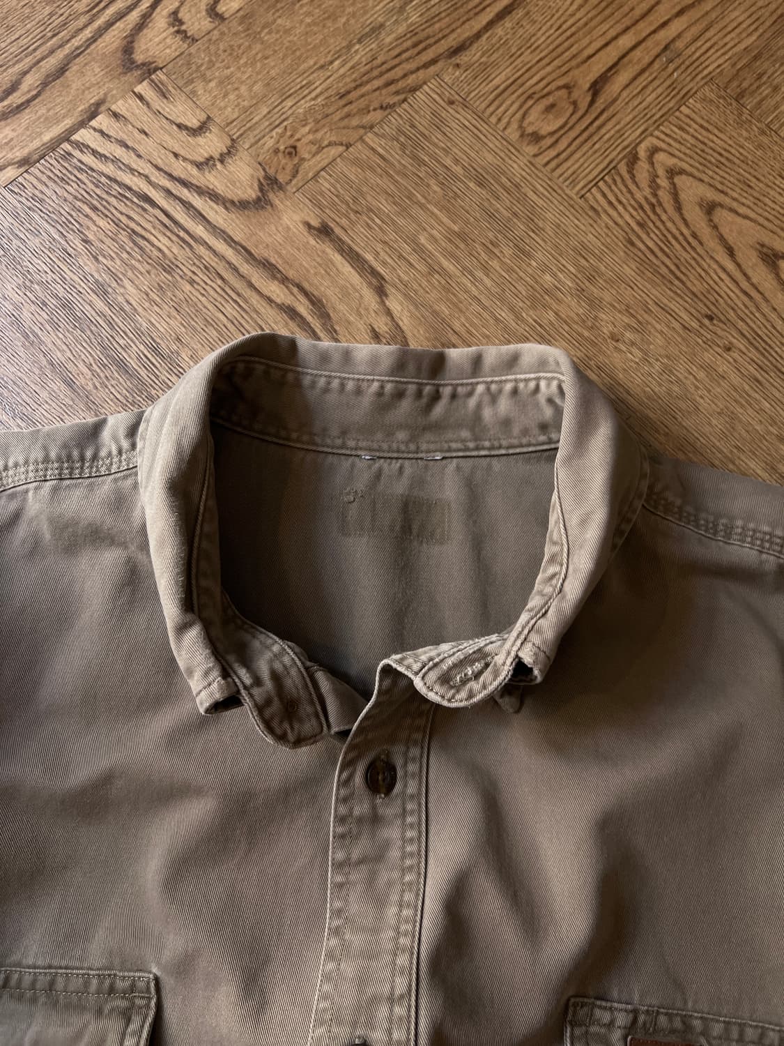 [3XL]칼하트 USA 2포켓 머쉬룸 코튼 워크 셔츠 상품이미지2