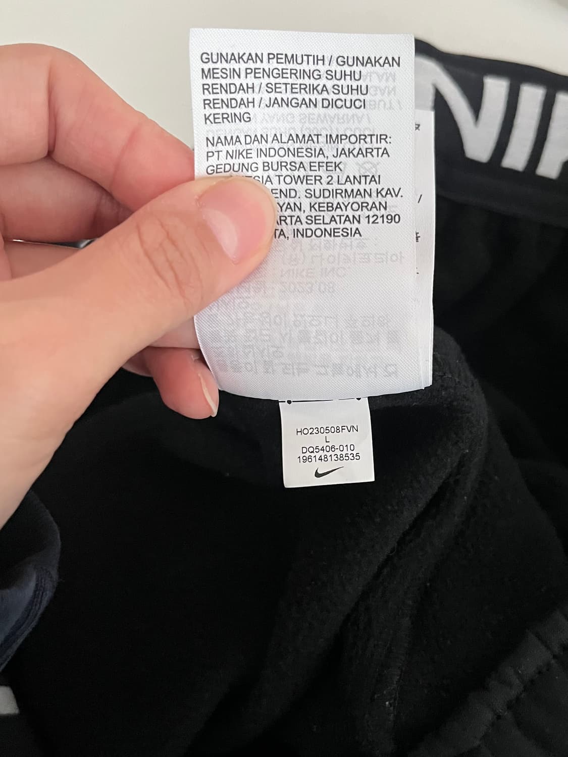 L) 나이키 써마핏 기모 트레이닝 팬츠 블랙 상품이미지7