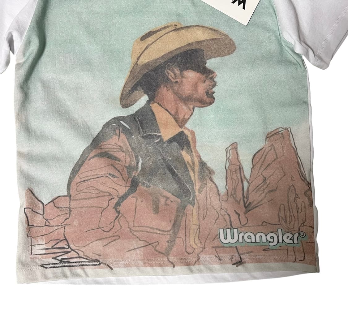 (새상품) Wrangler 랭글러 그래픽 티셔츠 M 상품이미지4