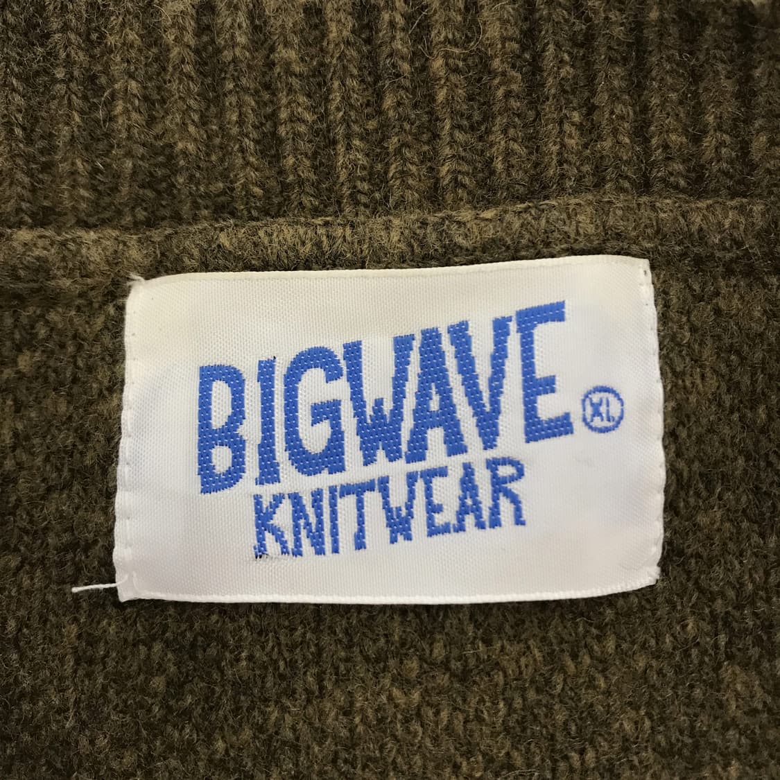 빅웨이브 울 캐시미어 스마일 니트 [XL] 상품이미지4